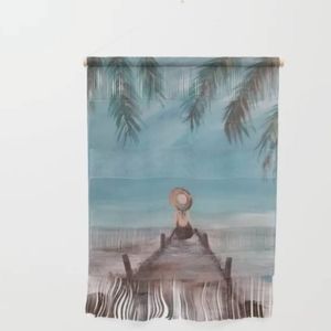 Boho beach tapestry wallhanging